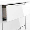 Henshaw 3 Drawer XL Sideboard White from Roseland Furniture
