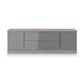 Henshaw Grey Oak Small TV Unit from Roseland Furniture