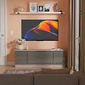 Henshaw Grey Oak Small TV Unit from Roseland Furniture