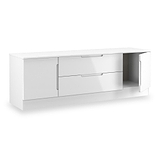 Henshaw Small TV Unit White from Roseland Furniture
