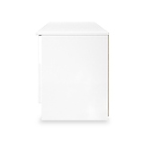 Henshaw Small TV Unit White from Roseland Furniture