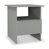 Henshaw 1 Drawer Lamp Table Dusk Grey from Roseland Furniture
