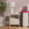 Henshaw Cashmere 1 Drawer Lamp Table from Roseland Furniture