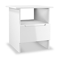 Henshaw 1 Drawer Lamp Table White from Roseland Furniture