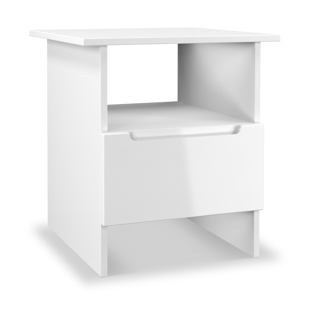 Henshaw 1 Drawer Lamp Table White from Roseland Furniture