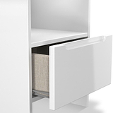 Henshaw 1 Drawer Lamp Table White from Roseland Furniture