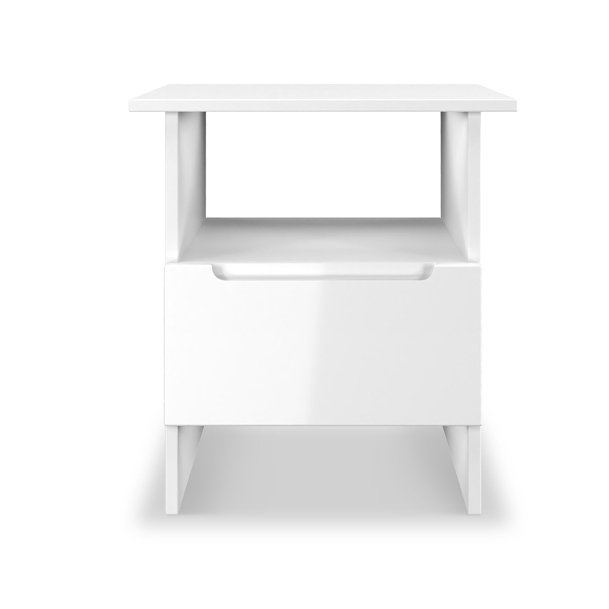 Henshaw 1 Drawer Lamp Table White from Roseland Furniture