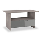Henshaw Grey Oak 1 Drawer Coffee Table from Roseland Furniture