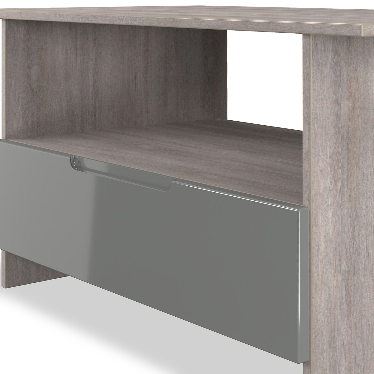 Henshaw Grey Oak 1 Drawer Coffee Table from Roseland Furniture