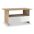 Henshaw 1 Drawer Coffee Table White Oak from Roseland Furniture