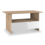 Henshaw 1 Drawer Coffee Table White Oak from Roseland Furniture