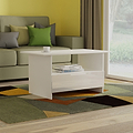 Henshaw 1 Drawer Coffee Table White Side1 from Roseland Furniture