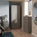 Henshaw 3 Piece Bedroom Furniture Set Dusk Grey from Roseland Furniture