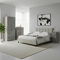 Henshaw Grey Oak 3 Piece Bedroom Furniture Set from Roseland Furniture