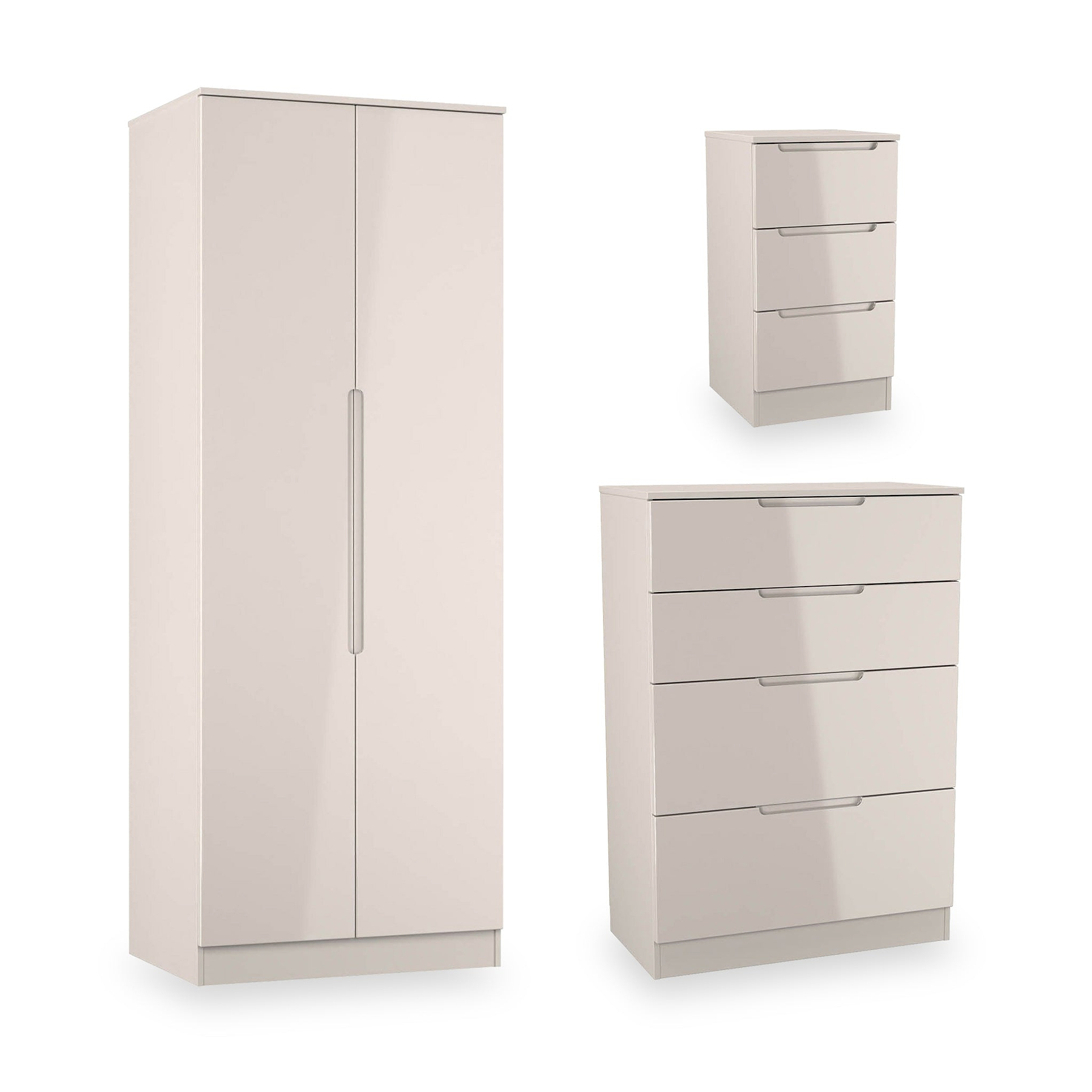 Henshaw Cashmere 3 Piece Bedroom Furniture Set from Roseland Furniture