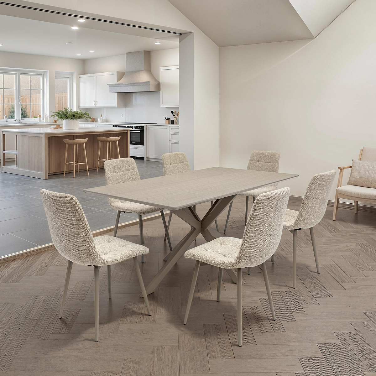 Hadley 160cm Dining Table from Roseland Furniture