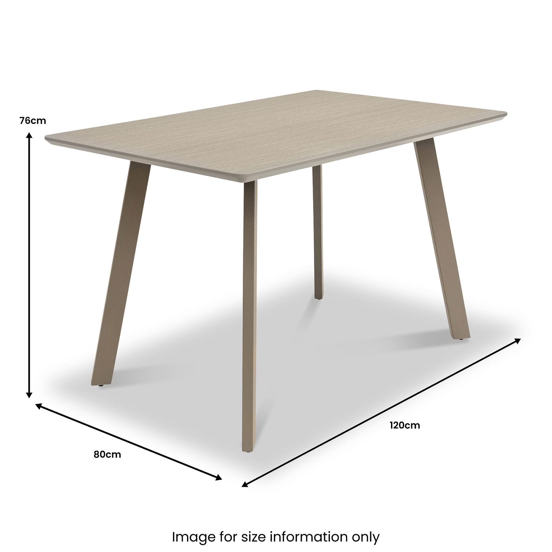 Hadley 120cm Dining Table from Roseland Furniture