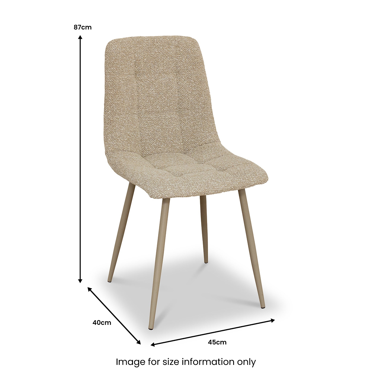 Watson Textured Dining Chair from Roseland Furniture