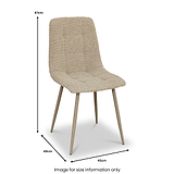 Watson Textured Dining Chair from Roseland Furniture
