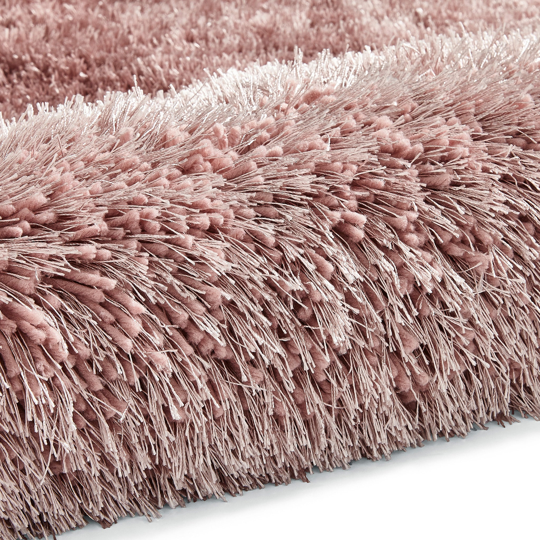 Newton Rose Pink Deluxe Shaggy Rug