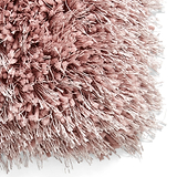 Newton Rose Pink Deluxe Shaggy Rug