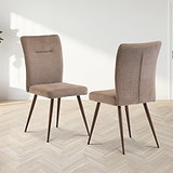 Henrik-Soft-Touch-Cross-Weave-Fabric-Dining-Chair from Roseland Furniture