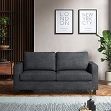 Myles Grey Fabric 3 Seater Sofa from Roseland Furniture
