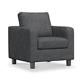 Myles Grey Fabric Armchair from Roseland Furniture
