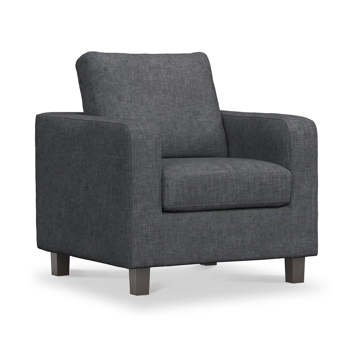 Myles Grey Fabric Armchair from Roseland Furniture