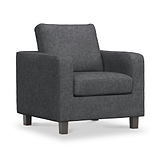 Myles Grey Fabric Armchair from Roseland Furniture