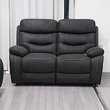 Stanford Charcoal Dual Motor Power Reclining 2 Seater Sofa from Roseland Furniture