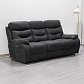 Stanford Charcoal Dual Motor Power Reclining 3 Seater Sofa from Roseland Furniture