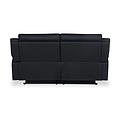 Alden Black Leather Recliner 3 Seater Sofa from Roseland Furniture