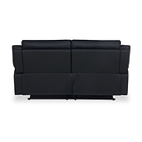 Alden Black Leather Recliner 3 Seater Sofa from Roseland Furniture