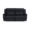 Alden Black Leather Recliner 3 Seater Sofa from Roseland Furniture