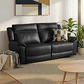 Alden Leather Recliner 3 Seater Sofa by Roseland Furniture