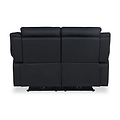 Alden Black Power Leather Recliner 2 Seater Sofa from Roseland Furniture