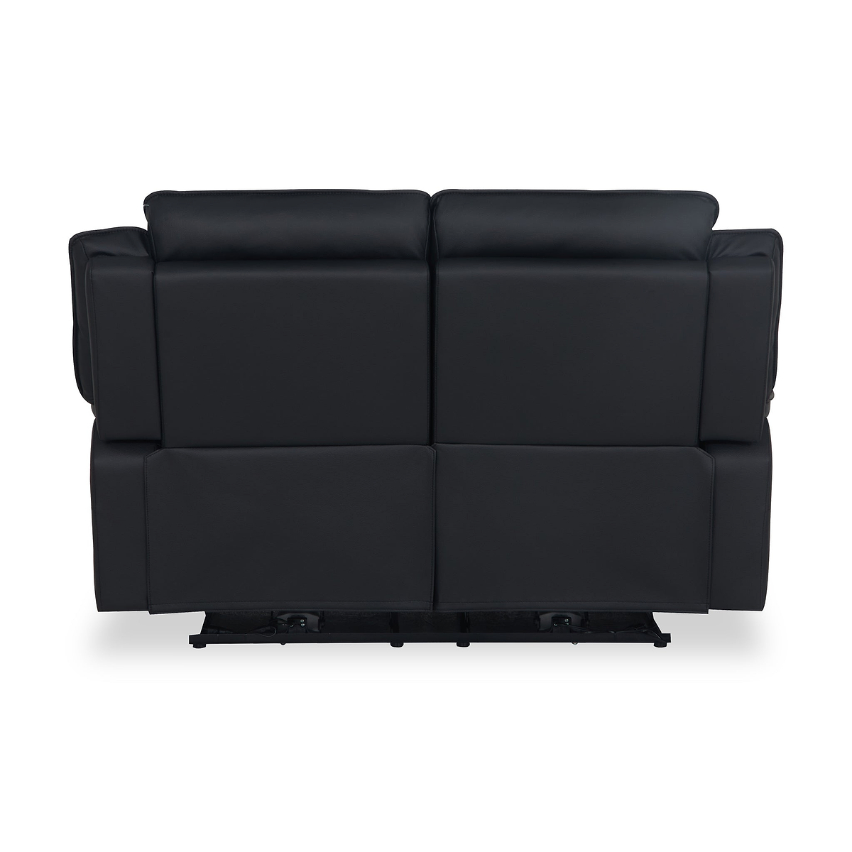 Alden Black Power Leather Recliner 2 Seater Sofa from Roseland Furniture