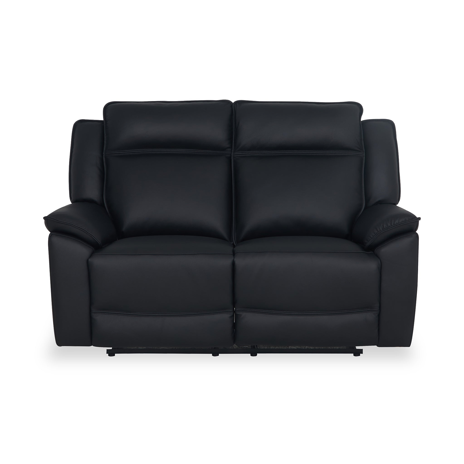 Alden Black Power Leather Recliner 2 Seater Sofa from Roseland Furniture