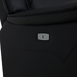 Alden Black Power Leather Recliner 3 Seater Sofa from Roseland Furniture