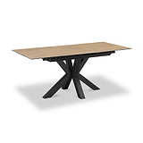 Hurley Wood 120 160cm Extending Dining Table from Roseland Furniture