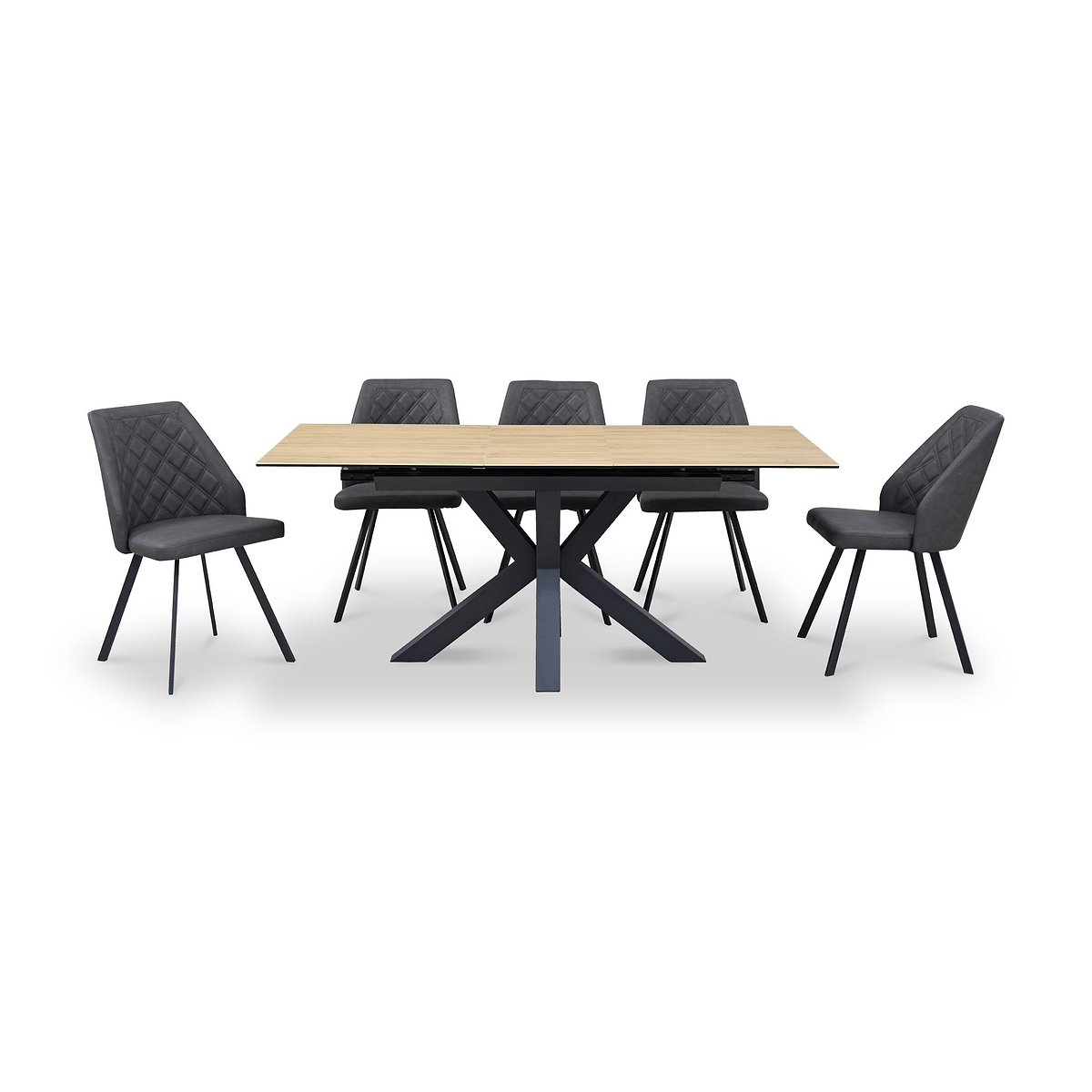 Hurley Wood 120 160cm Extending Dining Table from Roseland Furniture