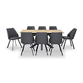 Hurley Wood 120 160cm Extending Dining Table from Roseland Furniture