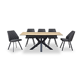 Jara 140 180cm Extending Dining Table from Roseland Furniture