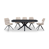 Draven 140-200cm Extending Ceramic Dining Table from Roseland Furniture