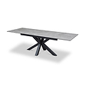 Mussi 160 240cm Extending Dining Table Light Grey from Roseland Furniture