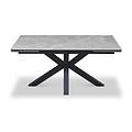 Mussi 160 240cm Extending Dining Table Light Grey from Roseland Furniture