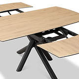 Twell 160 240cm Extending Dining Table Wood Effect from Roseland Furniture