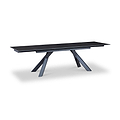 Salma 180 280cm Extending Dark Grey from Roseland Furniture