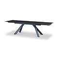 Salma 180 280cm Extending Dark Grey from Roseland Furniture